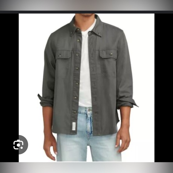 Lucky Brand Other - Lucky Brand Men's Charcoal Shirt Jacket, size XXL